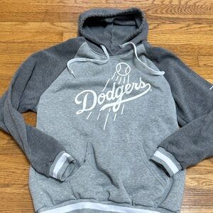 Gray Dodgers Men's Hoodie Sweater